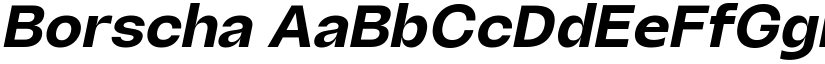 Borscha font