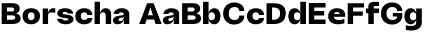 Borscha font