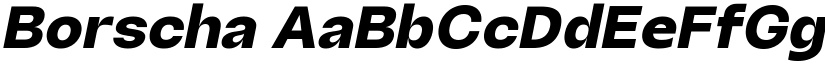Borscha font