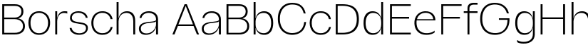 Borscha font