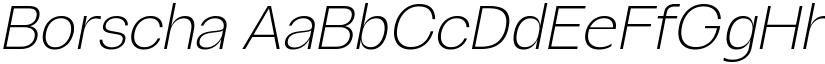 Borscha font