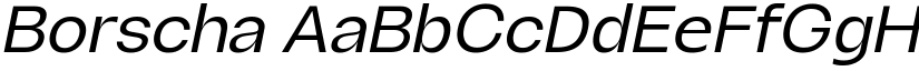 Borscha font