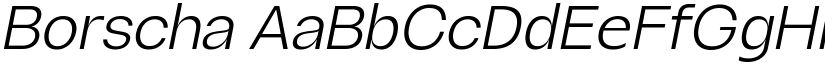 Borscha font