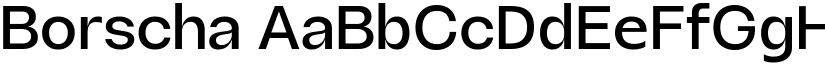 Borscha font