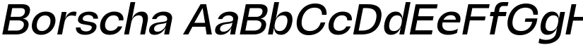 Borscha font
