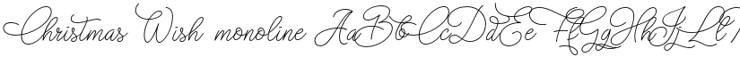 Christmas Wish font download
