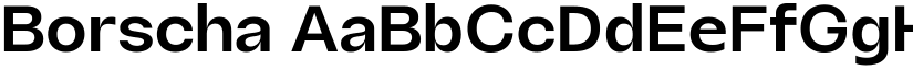 Borscha font