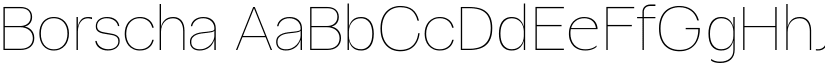 Borscha font
