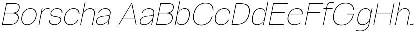 Borscha font