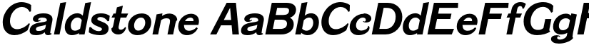Caldstone font