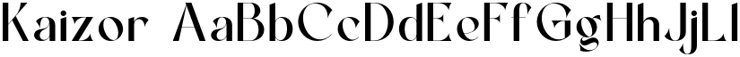 Kaizor font download