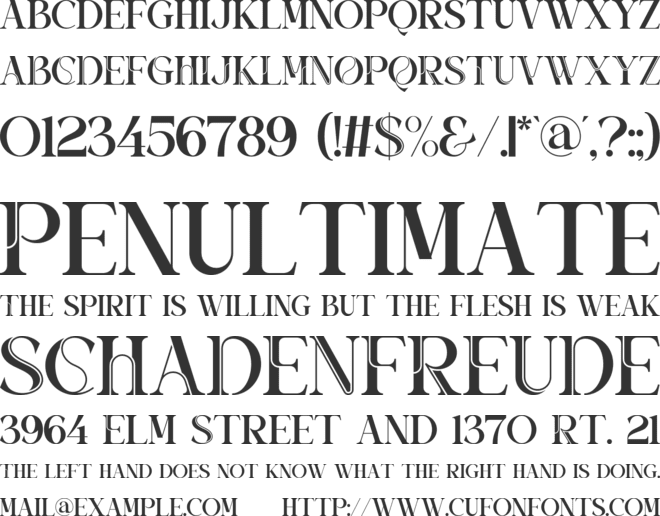 Bramos font preview