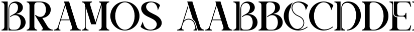 Bramos font
