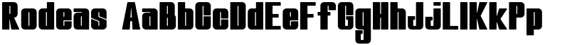 Rodeas font download