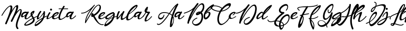 Masyieta font download