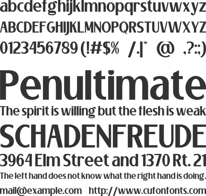 Farmilo font preview