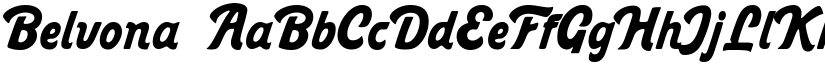 Belvona font download