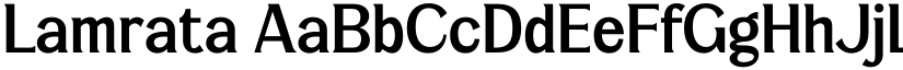 Lamrata font download