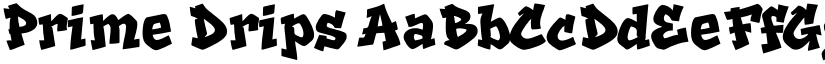 Prime Drips font download