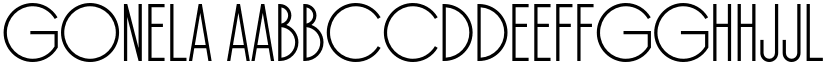 Gonela font