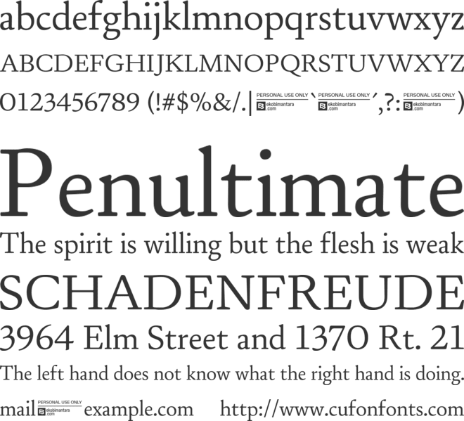 Daisler Trial font preview