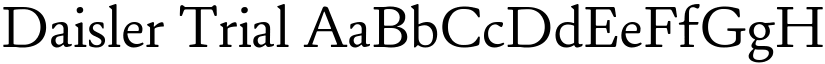 Daisler Trial font download