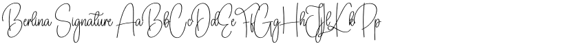 Berlina Signature font download