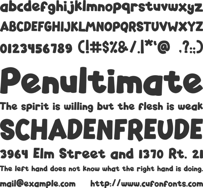 Cherioz font preview