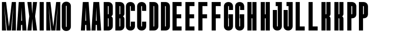 Maximo font download