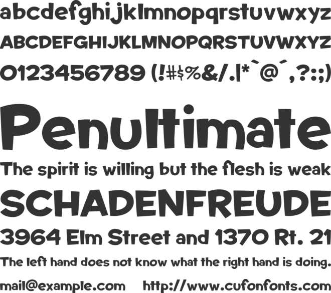KingpinLostHisPrivilege font preview