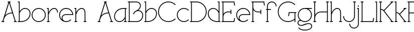 Aboren font download