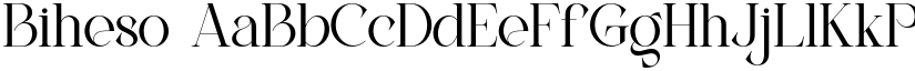 Biheso font download