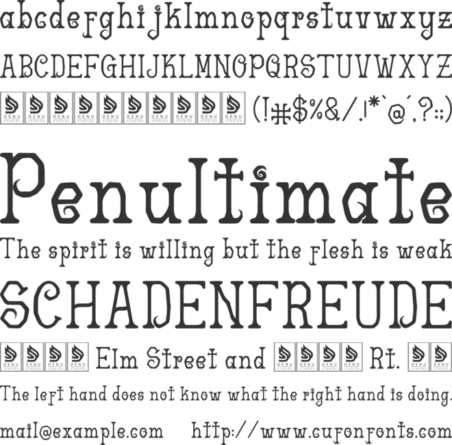 Lochta font preview
