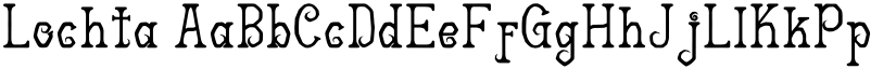 Lochta font download