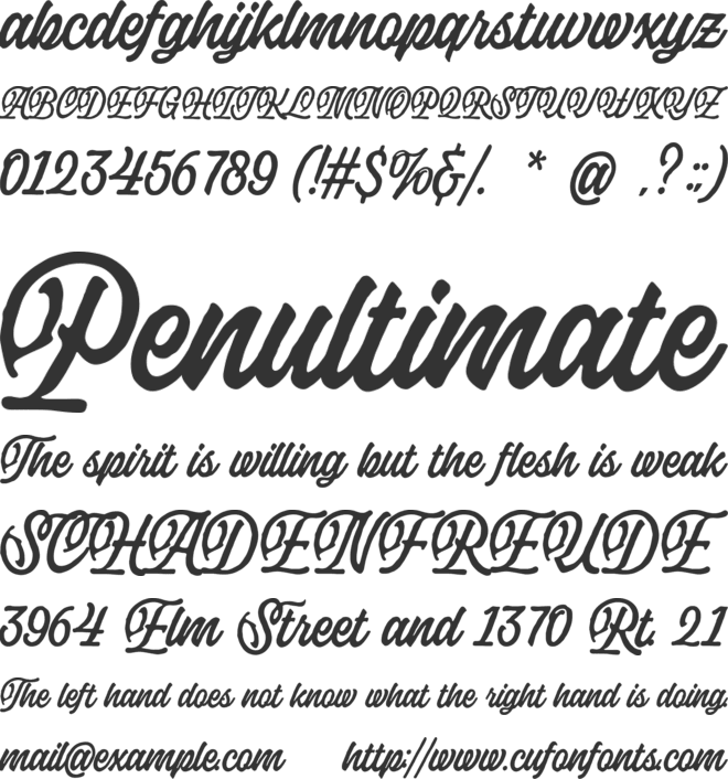 Botanica Whimsy font preview