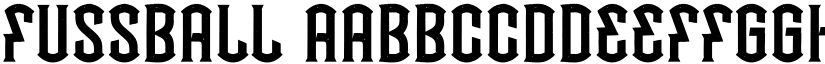 Fussball font