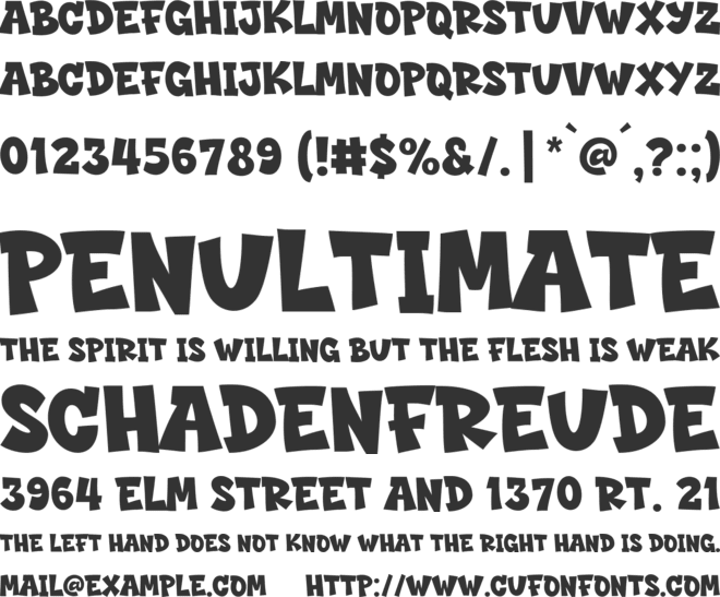 Super Youth font preview