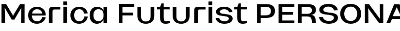 Merica Futurist PERSONAL USE font