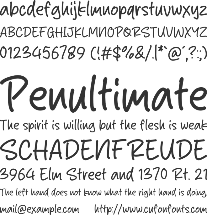 Steak Break font preview