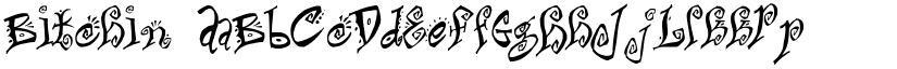 Bitchin font