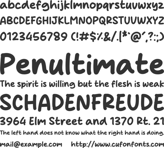 Agnia Misel font preview