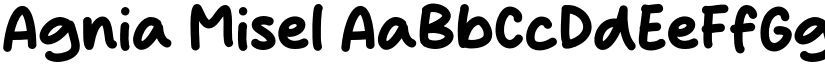 Agnia Misel font download