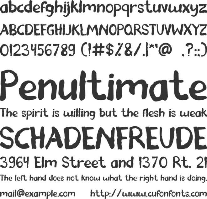 DINARY font preview