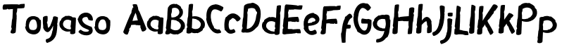 Toyaso font download