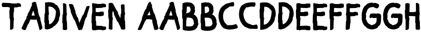 Tadiven font download
