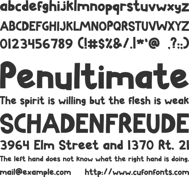 Lombardo font preview