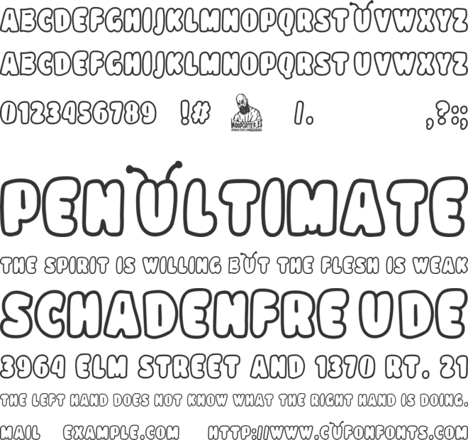 Chapulines font preview