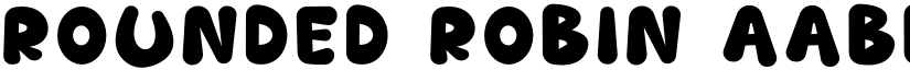 Rounded Robin font