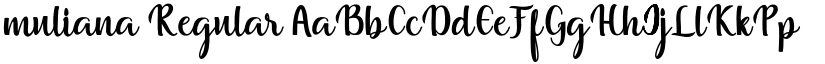 muliana font download