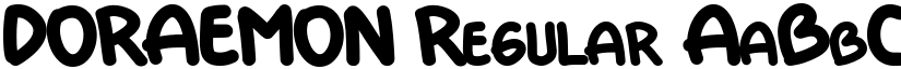 DORAEMON Regular font